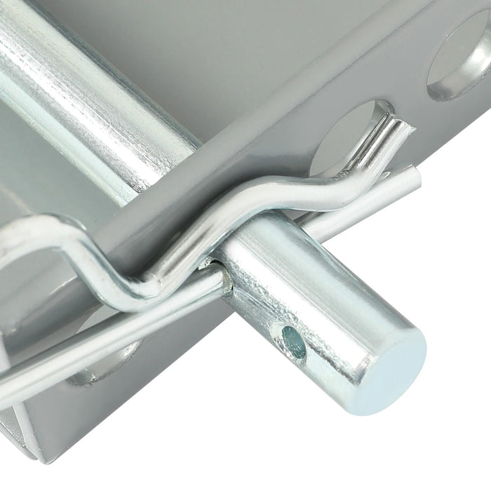 DURAFORCE 2pcs Adjustable Trailer Stake Pocket 5/8" D Ring Zinc Coated For Standard 2"x4"