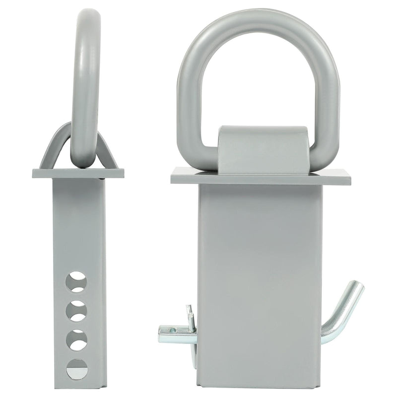 DURAFORCE 2pcs Adjustable Trailer Stake Pocket 5/8" D Ring Zinc Coated For Standard 2"x4"