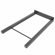 DURAFORCE 28" Metal Table Legs Trapezoid Coffee Table Legs Desk Legs Heavy Duty Steel 2PCS