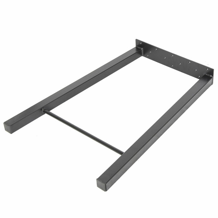 DURAFORCE 28" Metal Table Legs Trapezoid Coffee Table Legs Desk Legs Heavy Duty Steel 2PCS