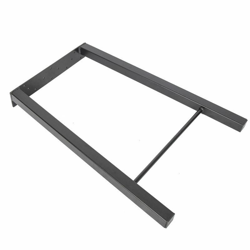 DURAFORCE 28" Metal Table Legs Trapezoid Coffee Table Legs Desk Legs Heavy Duty Steel 2PCS