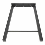 DURAFORCE 28" Metal Table Legs Trapezoid Coffee Table Legs Desk Legs Heavy Duty Steel 2PCS