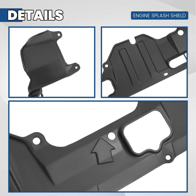 DURAFORCE Front Engine Splash Shield Under Cover For Honda Civic 2006-2011 #74111-SNA-A00