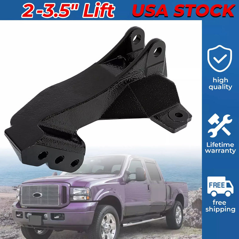 DURAFORCE Front Track Bar Drop Bracket 2-3.5" Lift For Ford F-250 F-350 4WD 08-2022 Steel