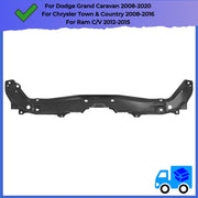 DURAFORCE Center Radiator Core Support Panel Upper Tie Bar For Dodge Grand Caravan 2008-20