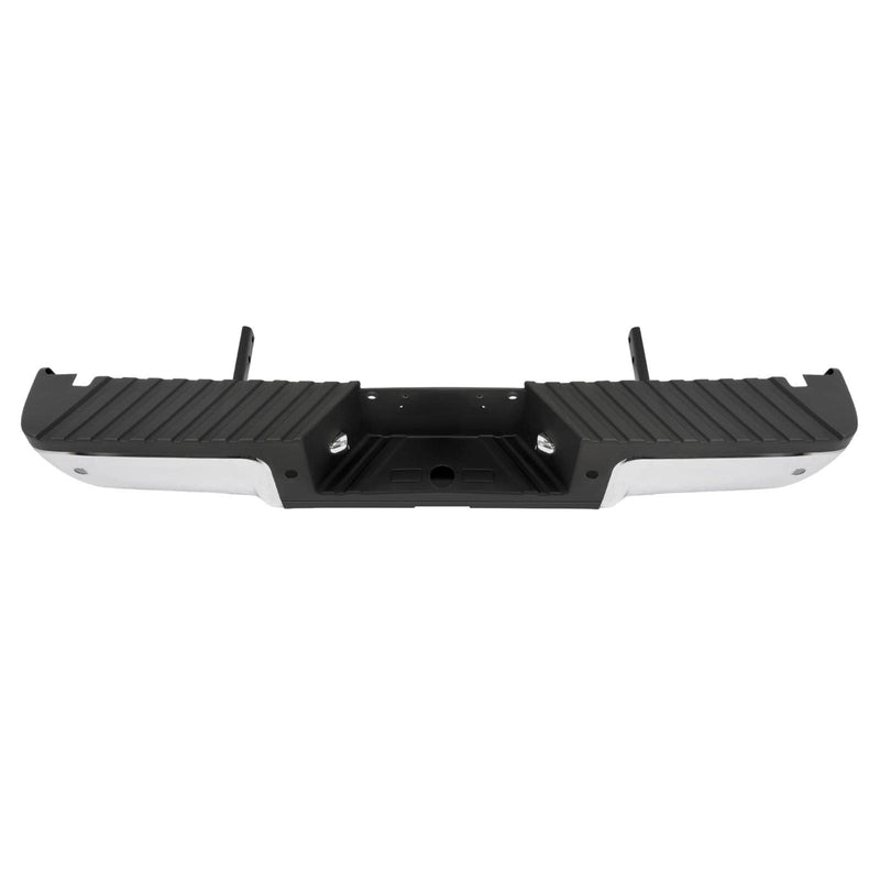 DURAFORCE Chrome Rear Bumper Assembly For 2008-2016 Ford F250 F350 F450 w/ Sensor Holes