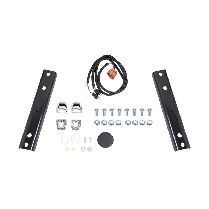 DURAFORCE Chrome Rear Bumper Assembly For 2008-2016 Ford F250 F350 F450 w/ Sensor Holes