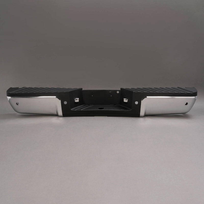 DURAFORCE Chrome Rear Bumper Assembly For 2008-2016 Ford F250 F350 F450 w/ Sensor Holes