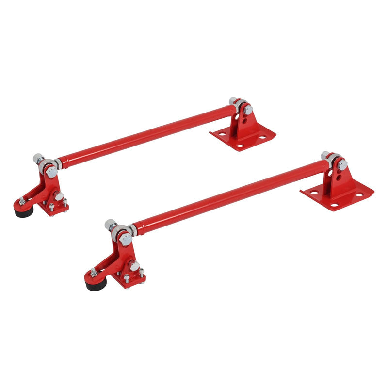 DURAFORCE Traction Tie Bars For Chevrolet Silverado GMC Sierra 1999-2018 Red 2WD 4WD