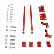 DURAFORCE Traction Tie Bars For Chevrolet Silverado GMC Sierra 1999-2018 Red 2WD 4WD