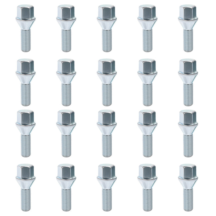 DURAFORCE 20X Wheel Lug Bolts For Jeep Cherokee Compass Chrysler 200 Dodge Dart 2012-2025