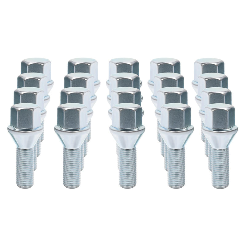 DURAFORCE 20X Wheel Lug Bolts For Jeep Cherokee Compass Chrysler 200 Dodge Dart 2012-2025