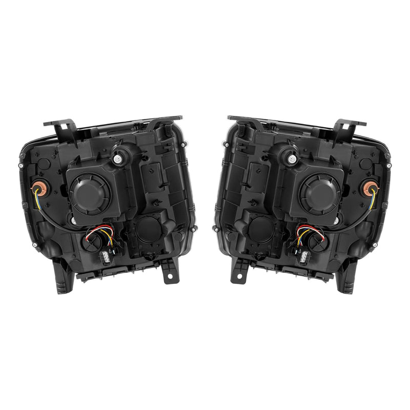 DURAFORCE Halogen Headlights Projector For 2014-2018 GMC Sierra 1500 15-19 2500 3500HD