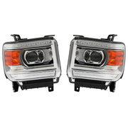 DURAFORCE Halogen Headlights Projector For 2014-2018 GMC Sierra 1500 15-19 2500 3500HD