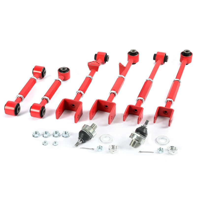 DURAFORCE Suspension Rear Camber Control Arms Toe Kit for Accord TL 08-2013 Powder Coated