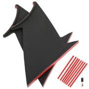 DURAFORCE Black Fit For Subaru Impreza WRX STI 2015-2021 Rear Spoiler Wing Stabilizer 2pcs