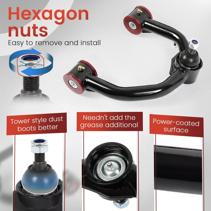 DURAFORCE 2-4" Lift Upper Control Arms For Toyota 4runner 96-02/ Tacoma 1995-2004