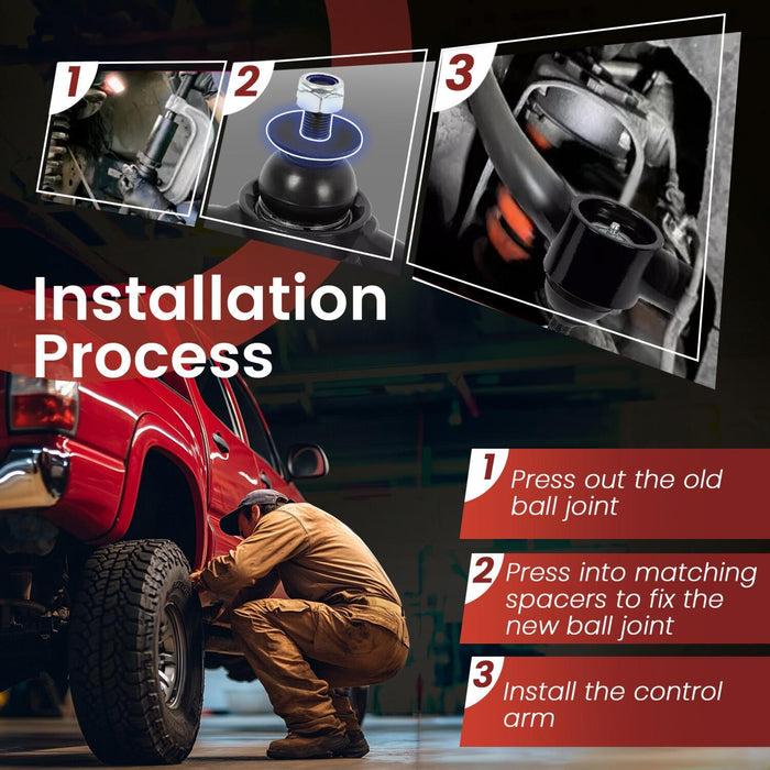 DURAFORCE 2-4" Lift Upper Control Arms For Toyota 4runner 96-02/ Tacoma 1995-2004