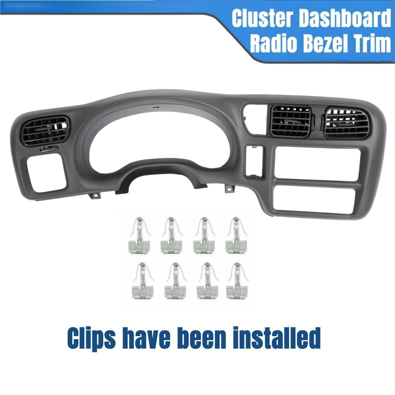 DURAFORCE For Chevy S10 Blazer GMC Jimmy 03-04 Bravada 98-04 Cluster Dash Trim Bezel Cover