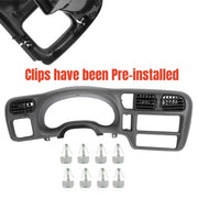 DURAFORCE For Chevy S10 Blazer GMC Jimmy 03-04 Bravada 98-04 Cluster Dash Trim Bezel Cover