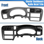 DURAFORCE For Chevy S10 Blazer GMC Jimmy 03-04 Bravada 98-04 Cluster Dash Trim Bezel Cover