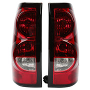 DURAFORCE Rear Brake Lamps Tail Lights For Chevy Silverado 1500 2500 3500 HD 2003-2006 L+R