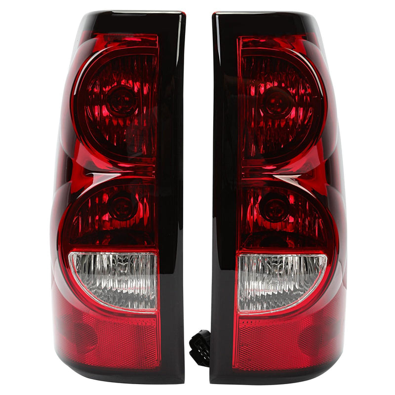DURAFORCE Rear Brake Lamps Tail Lights For Chevy Silverado 1500 2500 3500 HD 2003-2006 L+R