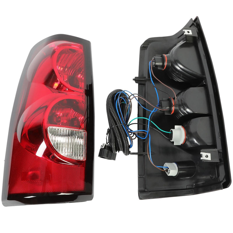 DURAFORCE Rear Brake Lamps Tail Lights For Chevy Silverado 1500 2500 3500 HD 2003-2006 L+R