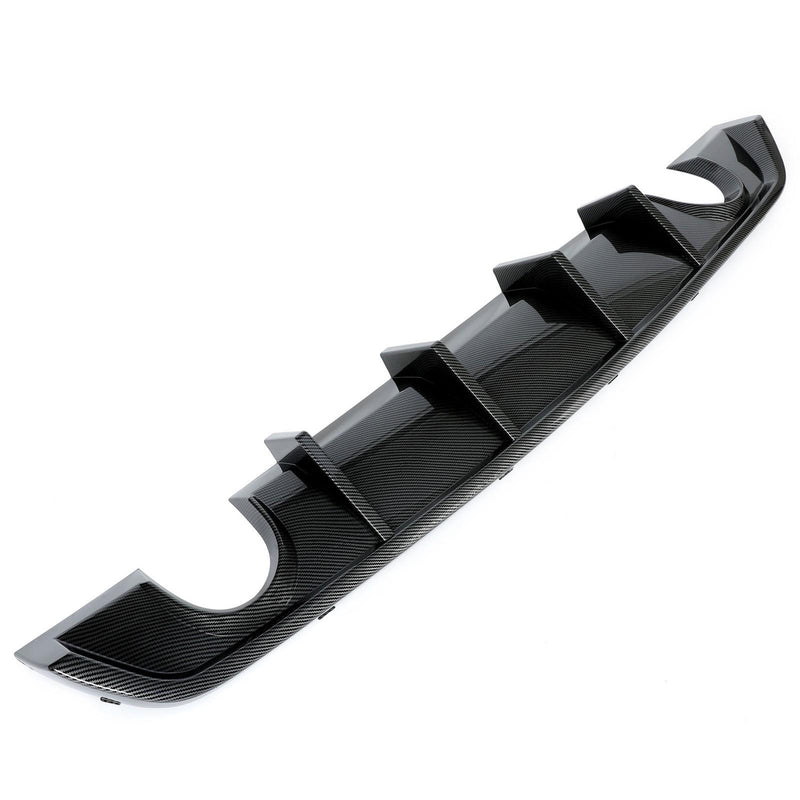 DURAFORCE Carbon Fiber Style Rear Diffuser Bumper Lip Valance For Charger SRT8 2012-2014
