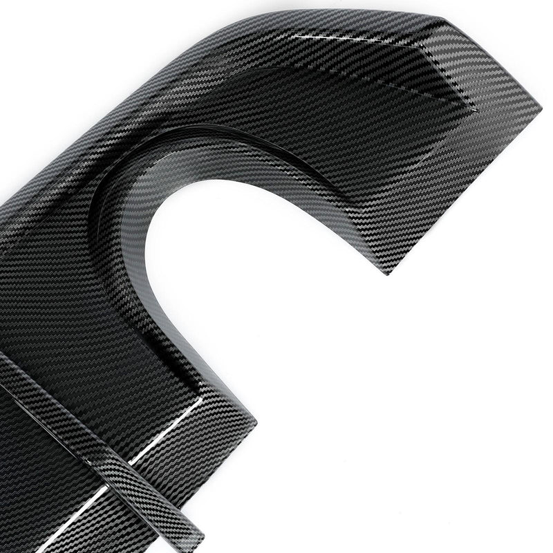 DURAFORCE Carbon Fiber Style Rear Diffuser Bumper Lip Valance For Charger SRT8 2012-2014