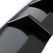 DURAFORCE Carbon Fiber Style Rear Diffuser Bumper Lip Valance For Charger SRT8 2012-2014
