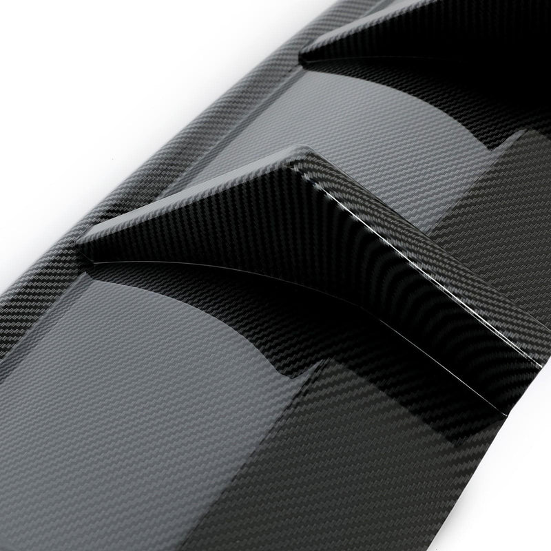 DURAFORCE Carbon Fiber Style Rear Diffuser Bumper Lip Valance For Charger SRT8 2012-2014
