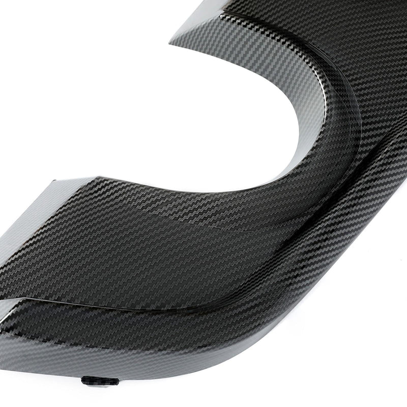 DURAFORCE Carbon Fiber Style Rear Diffuser Bumper Lip Valance For Charger SRT8 2012-2014