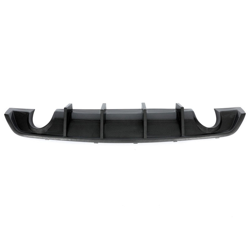 DURAFORCE Carbon Fiber Style Rear Diffuser Bumper Lip Valance For Charger SRT8 2012-2014