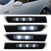 DURAFORCE 4pcs LED Smoke Front Rear Side Marker Bumper Signal Lights For Acura TL 2004-08