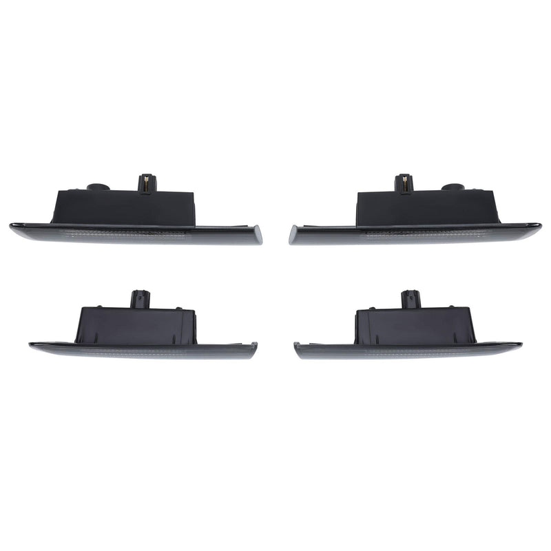 DURAFORCE 4pcs LED Smoke Front Rear Side Marker Bumper Signal Lights For Acura TL 2004-08