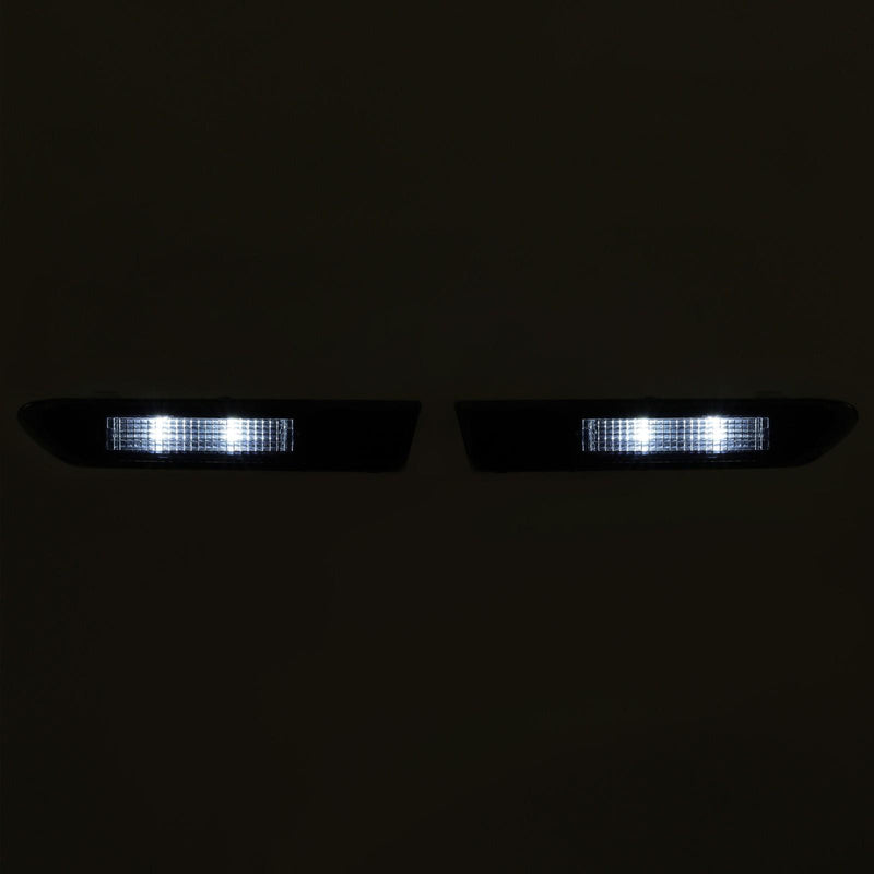DURAFORCE 4pcs LED Smoke Front Rear Side Marker Bumper Signal Lights For Acura TL 2004-08