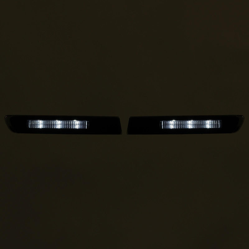 DURAFORCE 4pcs LED Smoke Front Rear Side Marker Bumper Signal Lights For Acura TL 2004-08