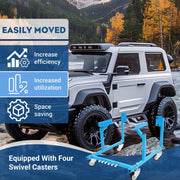 DURAFORCE Engine Cradle W/Wheels For Ford Small Block Mover Repair Rebuild Stand 1000LBS