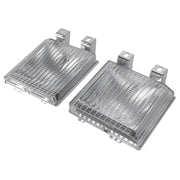 DURAFORCE L&R Clear Turn Signal Corner Side Marker Light Lamp For Chevy GMC Pickup Truck