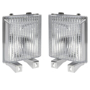 DURAFORCE L&R Clear Turn Signal Corner Side Marker Light Lamp For Chevy GMC Pickup Truck