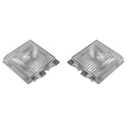 DURAFORCE L&R Clear Turn Signal Corner Side Marker Light Lamp For Chevy GMC Pickup Truck
