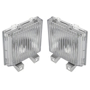 DURAFORCE L&R Clear Turn Signal Corner Side Marker Light Lamp For Chevy GMC Pickup Truck