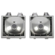 DURAFORCE L&R Clear Turn Signal Corner Side Marker Light Lamp For Chevy GMC Pickup Truck