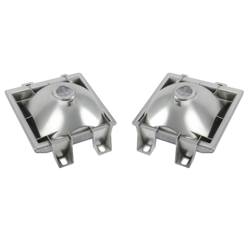 DURAFORCE L&R Clear Turn Signal Corner Side Marker Light Lamp For Chevy GMC Pickup Truck