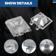 DURAFORCE L&R Clear Turn Signal Corner Side Marker Light Lamp For Chevy GMC Pickup Truck