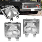 DURAFORCE L&R Clear Turn Signal Corner Side Marker Light Lamp For Chevy GMC Pickup Truck