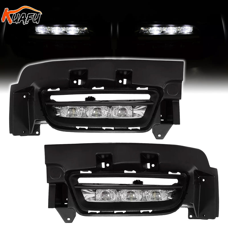 DURAFORCE LED Fog Lights Bumper Lamps+Switch+Wiring Kits For Dodge Charger 2015-2020 2022