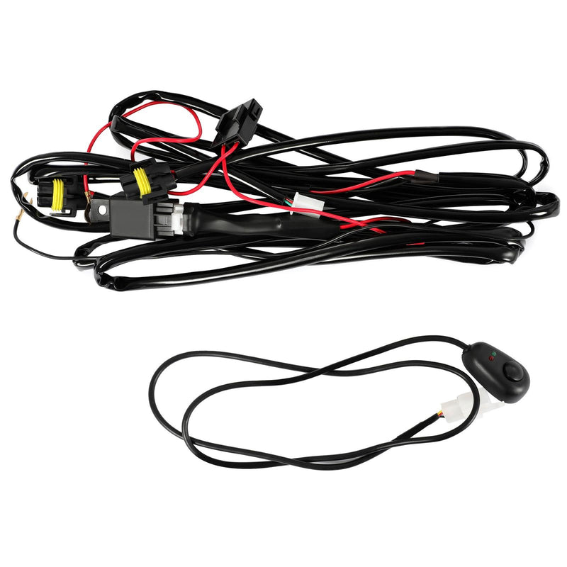DURAFORCE LED Fog Lights Bumper Lamps+Switch+Wiring Kits For Dodge Charger 2015-2020 2022
