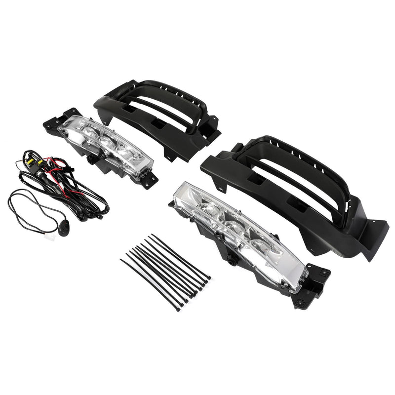 DURAFORCE LED Fog Lights Bumper Lamps+Switch+Wiring Kits For Dodge Charger 2015-2020 2022
